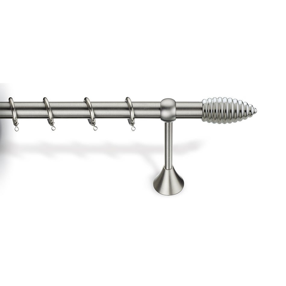 7155-ΝΜ Κουρτινόβεργα μεταλλική Φ25 Νο 7155 - Image 1