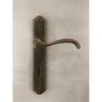 Ιταλικό Πόμολο Πόρτας Αντικέ με Πλάκα