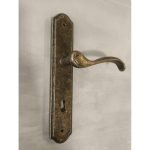 Ιταλικό Πόμολο Πόρτας Αντικέ με Πλάκα - Image 2