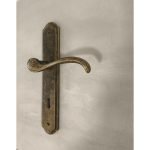 Ιταλικό Πόμολο Πόρτας Αντικέ με Πλάκα - Image 3