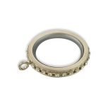 Κρίκος κουρτινόβεργας μεταλλικός με Strass-Κρύσταλλο Φ45mm & Φ60mm Νο ΚΡ41