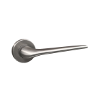 Πόμολο πόρτας με ροζέτα από μασίφ ανοξείδωτο - Image 3