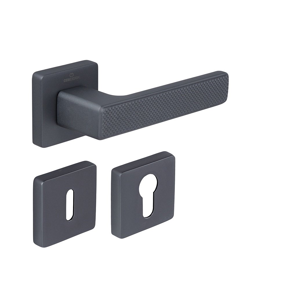 ZIP-GREEN-67-WEB Πόμολο Πόρτας Πλαστικό No GREEN Ροζέτα Χρώμιο Ματ - Image 1