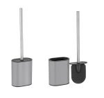 Πεντάλ και πιγκάλ σετ “ΟΒΑΛ” 5Lt σε χρώμα Γκρι. (soft close) - Image 2