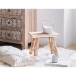 Σκαμπό με διαστάσεις 34x23x31cm - Απόχρωση Ξύλου