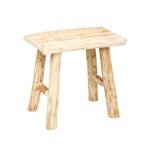 Σκαμπό με διαστάσεις 34x23x31cm - Απόχρωση Ξύλου - Image 3