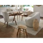 Σκαμπό με διαστάσεις 34x23x31cm - Απόχρωση Ξύλου - Image 2