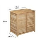 Καλάθι για άπλυτα με χωρητικότητα 100lt και διαστάσεις 60x40x58cm - Image 7