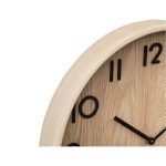 Ρολόι τοίχου Αναλογικό, με διάμετρο 38cm - Απόχρωση Ξύλου - Image 3