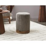 Σκαμπό με διαστάσεις 30x30x40cm - Τaupe - Image 2