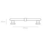 Λαβές Εξώπορτας Best Λευκό/Ορο 701 - Image 2