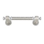 Λαβές Εξώπορτας Best Νίκελ Ματ/Χρώμιο 45