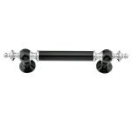 Λαβή Εξώπορτας Μάυρο/Χρώμιο Best 50Κ