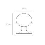 Μπουλ Εξώπορτας Λευκό Best 1 - Image 2