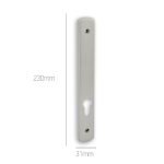 Πλάκα Κάλυψης Λάθους Νίκελ Ματ 39mm