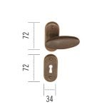 Πόμολο ΙΤΑΛΙΑΣ ΣΦΥΡΗΛΑΤΟ Αντικέ Νο 122 - Image 2