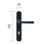 Πόμολο ΙΤΑΛΙΑΣ ΣΦΥΡΗΛΑΤΟ Μάυρο Νο 22 - Image 2