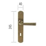 Πόμολο ΙΤΑΛΙΑΣ ΣΦΥΡΗΛΑΤΟ Χρυσό Αντικέ Νο 24 - Image 2