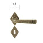 Πόμολο ΙΤΑΛΙΑΣ ΣΦΥΡΗΛΑΤΟ Χρυσό Αντικέ Νο 25 - Image 2