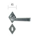 Πόμολο ΙΤΑΛΙΑΣ ΣΦΥΡΗΛΑΤΟ Ασημί Αντικέ Νο 27 - Image 2