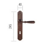 Πόμολο ΙΤΑΛΙΑΣ ΣΦΥΡΗΛΑΤΟ Αντικέ Νο 12 - Image 2