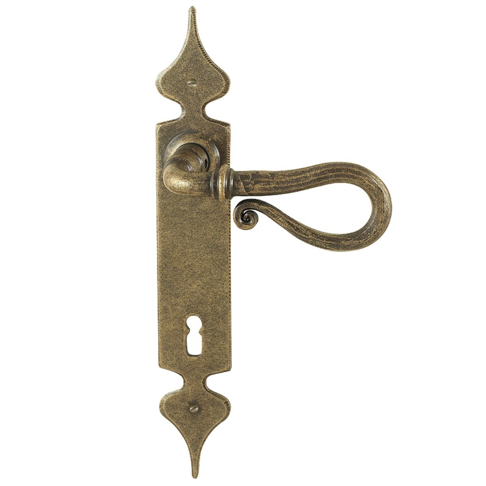 pomola2023 ill (21) Πόμολο ΙΤΑΛΙΑΣ ΣΦΥΡΗΛΑΤΟ Χρυσό Αντικέ Νο 32 - Image 1