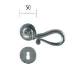 Πόμολο ΙΤΑΛΙΑΣ ΣΦΥΡΗΛΑΤΟ Ασημί Αντικέ Νο 35 - Image 2