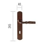 Πόμολο ΙΤΑΛΙΑΣ ΣΦΥΡΗΛΑΤΟ Αντικέ Νο 36 - Image 2