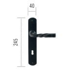 Πόμολο ΙΤΑΛΙΑΣ ΣΦΥΡΗΛΑΤΟ Μάυρο Νο 38 - Image 2