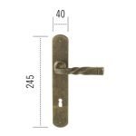 Πόμολο ΙΤΑΛΙΑΣ ΣΦΥΡΗΛΑΤΟ Χρυσό Αντικέ Νο 40 - Image 2