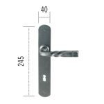 Πόμολο ΙΤΑΛΙΑΣ ΣΦΥΡΗΛΑΤΟ Ασημί Αντικέ Νο 42 - Image 2