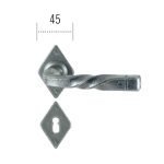 Πόμολο ΙΤΑΛΙΑΣ ΣΦΥΡΗΛΑΤΟ Ασημί Αντικέ Νο 43 - Image 2