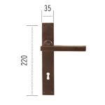 Πόμολο ΙΤΑΛΙΑΣ ΣΦΥΡΗΛΑΤΟ Αντικέ Νο 44