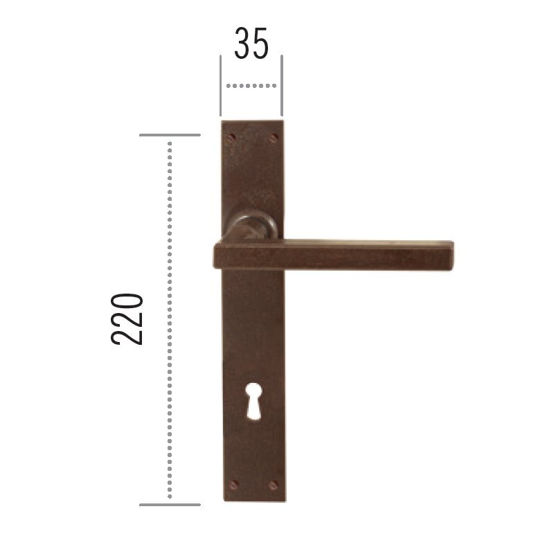 pomola2023 ill (35)a Πόμολο ΙΤΑΛΙΑΣ ΣΦΥΡΗΛΑΤΟ Ασημί Αντικέ Νο 46 - Image 1