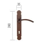 Πόμολο ΙΤΑΛΙΑΣ ΣΦΥΡΗΛΑΤΟ Αντικέ Νο 56