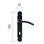 Πόμολο ΙΤΑΛΙΑΣ ΣΦΥΡΗΛΑΤΟ Μάυρο Νο 58