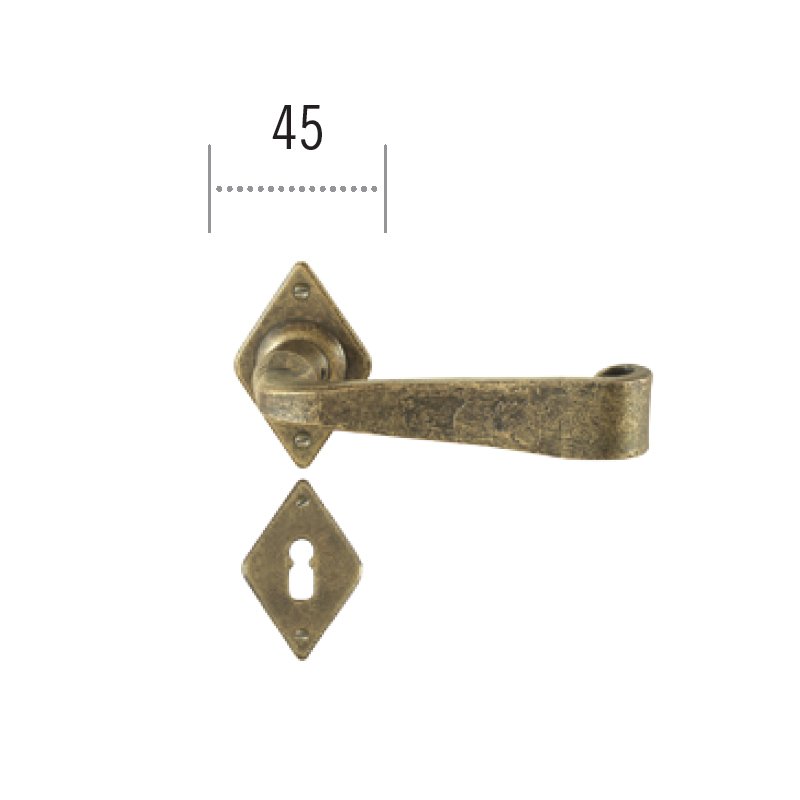 pomola2023 ill (58)a Πόμολο ΙΤΑΛΙΑΣ ΣΦΥΡΗΛΑΤΟ Χρυσό Αντικέ Νο 69 - Image 1