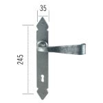 Πόμολο ΙΤΑΛΙΑΣ ΣΦΥΡΗΛΑΤΟ Ασημί Αντικέ Νο 70