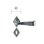 Πόμολο ΙΤΑΛΙΑΣ ΣΦΥΡΗΛΑΤΟ Ασημί Αντικέ Νο 71