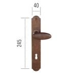 Πόμολο ΙΤΑΛΙΑΣ ΣΦΥΡΗΛΑΤΟ Αντικέ Νο 72