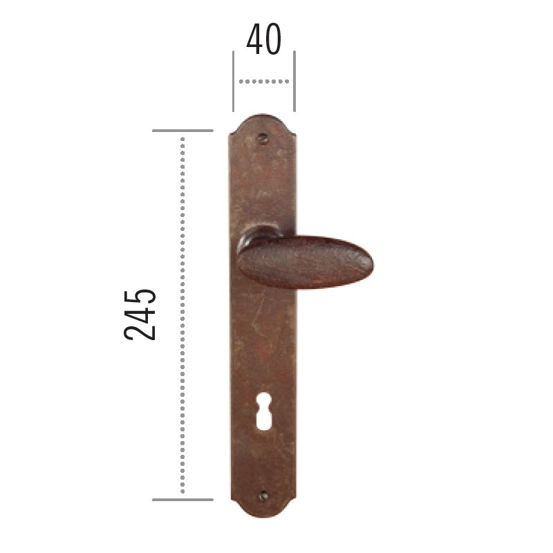 pomola2023 ill (61)a Πόμολο ΙΤΑΛΙΑΣ ΣΦΥΡΗΛΑΤΟ Αντικέ Νο 72 - Image 1