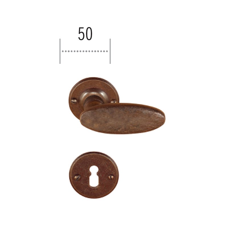 pomola2023 ill (62)a Πόμολο ΙΤΑΛΙΑΣ ΣΦΥΡΗΛΑΤΟ Αντικέ Νο 73 - Image 1