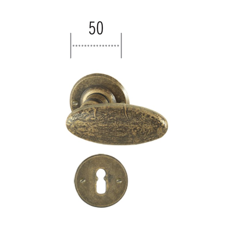 pomola2023 ill (66)a Πόμολο ΙΤΑΛΙΑΣ ΣΦΥΡΗΛΑΤΟ Χρυσό Αντικέ Νο 77 - Image 1