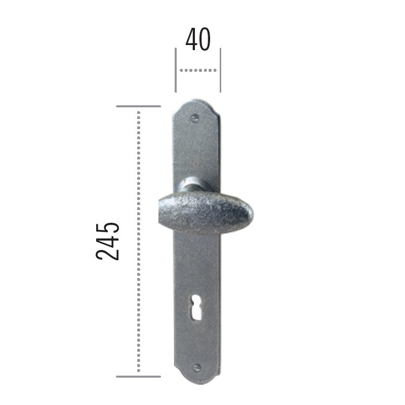 pomola2023 ill (67)a Πόμολο ΙΤΑΛΙΑΣ ΣΦΥΡΗΛΑΤΟ Ασημί Αντικέ Νο 78 - Image 1