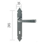 Πόμολο ΙΤΑΛΙΑΣ ΣΦΥΡΗΛΑΤΟ Ασημί Αντικέ Νο 83 - Image 2