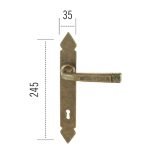 Πόμολο ΙΤΑΛΙΑΣ ΣΦΥΡΗΛΑΤΟ Χρυσό Αντικέ Νο 86 - Image 2