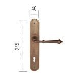 Πόμολο ΙΤΑΛΙΑΣ ΣΦΥΡΗΛΑΤΟ Αντικέ Νο 91 - Image 2