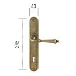 Πόμολο ΙΤΑΛΙΑΣ ΣΦΥΡΗΛΑΤΟ Χρυσό Αντικέ Νο 93 - Image 2