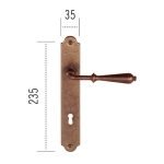 Πόμολο ΙΤΑΛΙΑΣ ΣΦΥΡΗΛΑΤΟ Αντικέ Νο 99 - Image 2