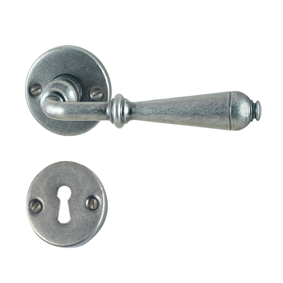 pomola2023 ill (97) Πόμολο ΙΤΑΛΙΑΣ ΣΦΥΡΗΛΑΤΟ Ασημί Αντικέ Νο 106 - Image 1